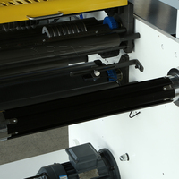 Machine de découpe de petits rouleaux de papier pour étiquettes, découpeuse et rembobineuse de ruban adhésif et d'étiquettes en PVC pour petits rouleaux d'étiquettes vierges et rouleaux de papier autocollant