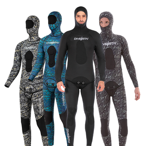 विशेष छलावरण डिजाइन दो टुकड़े सूट 3/5/7 मिमी नियोप्रोन मोटी छाती पैड पेशेवर आदमी आर्द्रसूट को बढ़ावा - Product Image 1