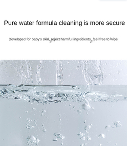 Produits de soin pour la peau des bébés, lingettes pour bébés non alcoolisées, super douces, non tissées, lingettes à l'eau pure RO - Product Image 3