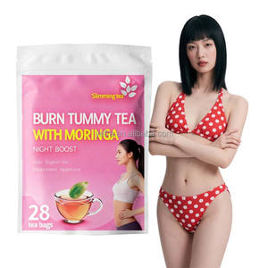 Yefra Burn Belly Tea Thé nettoyant et détox Thé pour brûler les graisses maigres Perdre du poids Thé plat et mince pour le <span class=keywords><strong>ventre</strong></span> avec feuille de moringa - Product Image 1