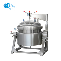 Fabricante de hervidor de vapor con camisa de sopa de pescado de abulón industrial grande, olla a presión de alta temperatura para caldo de sopa de hueso