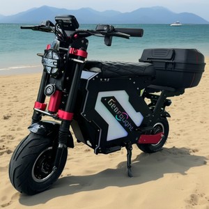 Trottinette électrique tout-terrain 10000W avec double moteur, batterie amovible 72V 50AH, pneus larges 14 pouces, contrôle par application, en stock aux États-Unis - Product Image 1