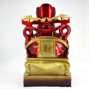 Résine peinte dieu de la richesse déesse de la fortune offres ménagères salon bureau magasin ouverture Wen Zai dieu de la richesse Statue - Product Image 6