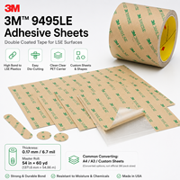 Feuille adhésive double face 3M 9495LE A4 210 mm x 297 mm 0,17 mm 300LSE PET
