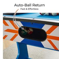 Table de billard multifonctionnelle 3 en 1 de 6 pieds avec plateau de tennis de table et bureau d'étude, table de jeu verticale peu encombrante