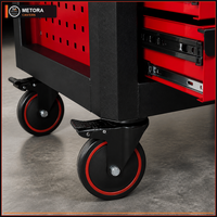 Chariot à outils mobile robuste en métal pour réparation automobile et rangement en garage – Fournisseur d'usine