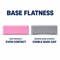 Blocs de mousse de yoga OEM avec logo, fabriqués en EVA, avec couleurs personnalisées et options d'emballage en pack simple ou double
