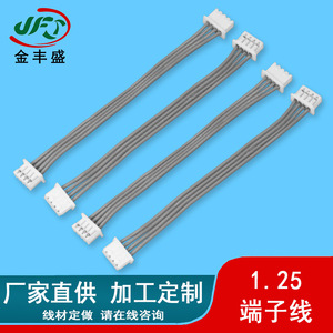 1.25mm Terminal Wire 2 Position Red Black Wire For Voice Recognition Module Connection Cable Custom Length - Product Image 5