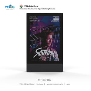 Yeroo noir <span class=keywords><strong>film</strong></span> affiche boîte au sol debout Double face publicité boîte à lumière affiche pour la publicité commerciale - Product Image 2