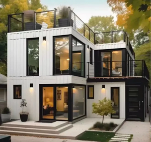 Casa Contenedor Modular Prefabricada de Lujo con <span class=keywords><strong>2</strong></span> Dormitorios, Diseño Moderno y Cómodo con Materiales Innovadores - Product Image 1