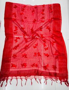 Écharpe et châle élégants papillon Dupatta en organza avec un design complexe - Product Image 4