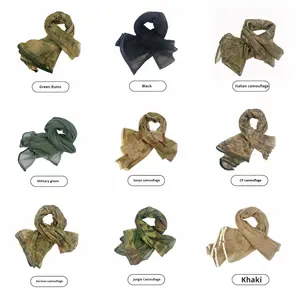 Pañuelo Táctico de Camuflaje de Algodón y Poliéster, Multifuncional, Transpirable, para Actividades al Aire Libre, Caza, Ciclismo - Product Image 6