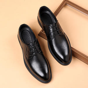 Chaussures de travail pour hommes style britannique vintage 2026 à bout rond, confortables, antidérapantes, de haute qualité, pour affaires et mariages - Product Image 1