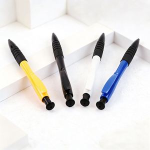 Stylos à bille promotionnels en plastique pour le sport, vente en gros, stylos fins pour signature avec logo personnalisé pour la promotion publicitaire d'entreprise - Product Image 5