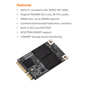 SSD industriel robuste MSATA MO-300A MLC, 3000 cycles <span class=keywords><strong>P</strong></span>/E, sécurité <span class=keywords><strong>ATA</strong></span> pour solution de stockage compacte pour affichage numérique - Product Image 4