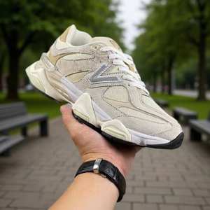 Chaussures de course sportives NB9060 en cuir et mesh de haute qualité, antidérapantes et résistantes à l'usure, respirantes, pour hommes et femmes - Product Image 2