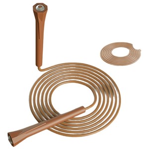 Cuerda para saltar para niños, sin cable, de PVC, con cabezal de bola, equipo de entrenamiento físico de doble uso - Product Image 5