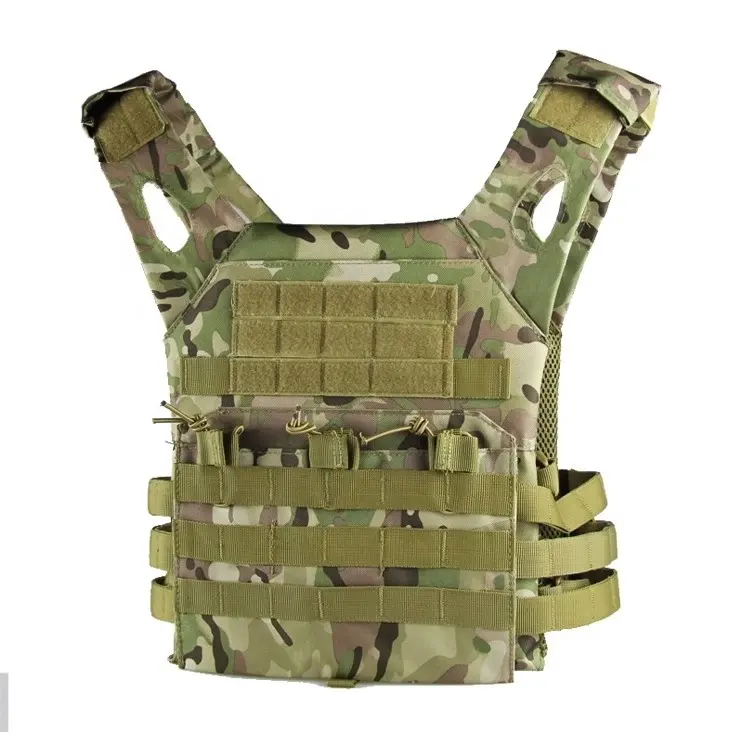 Gratis Fba Dienst Camouflage Politie Gun Gadget Vest Ultralight Vrouwen Wandelen Trekking Sport Vest <span class=keywords><strong>Militaire</strong></span> Molle Tactische Vest