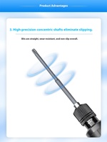 Moteur de perceuse électrique ultra-résistant aux chocs 220V avec aimant puissant, ultra-automatique, 0,5kg, garantie 1 an