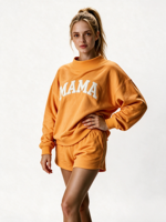 Sweat-shirt à col montant édition limitée pour femme 2026, coupe oversize courte, pour adolescentes, ample, à manches longues, pour l'hiver