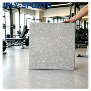 Tapis de sol en caoutchouc emboîtable de qualité commerciale pour salle de sport, carrelage de sol fitness insonorisant et amortissant, antidérapant et résistant à l'usure - Product Image 1