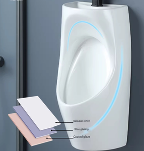<span class=keywords><strong>Urinoir</strong></span> mural ou sur pied avec <span class=keywords><strong>lavabo</strong></span> pour salle de bain domestique, en céramique, à chasse d'eau par gravité, économie d'eau, facile à nettoyer - Product Image 4