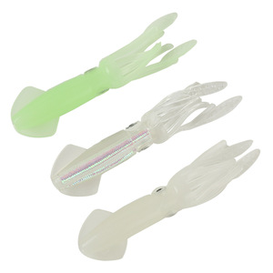 Esca Artificiale Luminosa in Plastica a Forma di Calamaro, Esca Morbida a Forma di Shad, Esca Morbida per la Pesca al Calamaro - Product Image 2
