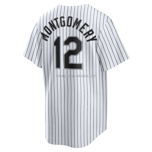 Vente en gros de maillots de baseball brodés Chicago White Sox USA # 88 Luis <span class=keywords><strong>Robert</strong></span> Jr. # 35 Frank Thomas # 35 Vêtements de softball Frank Thomas - Product Image 4