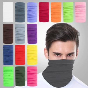 Écharpe magique sans couture, couleur unie, respirante, protection UV, masque facial pour le cyclisme en plein air, la pêche, masque de sport unisexe pour adultes - Product Image 5