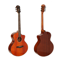 Upgrade Quality Solid Top Spruce Okoume Neck 41 Inch Acoustic Guitar Sapele Back Side Wholesale Factory OEM ODM