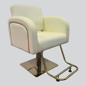 Fauteuil de lavage de luxe moderne pour salon de coiffure, noir et or, avec bac en céramique, inclinable manuel, pour spa capillaire - Product Image 5