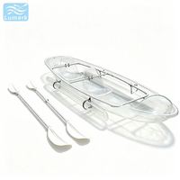 Sac flottant latéral transparent pour siège de kayak double avec kit de réparation pour la vente en gros aux centres de villégiature en Chine Lumark Polycarbonate PC