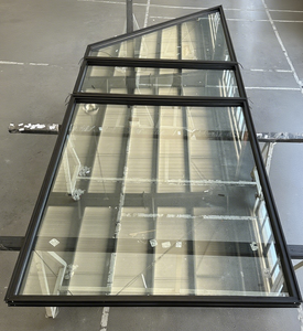 Cửa sổ nhôm sao năng lượng với hình tam giác tùy chỉnh và hình thang đẹp ba cửa sổ hình ảnh tráng men cho nhà - Product Image 4