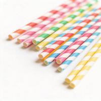Pailles en papier 100 % biodégradables, taille personnalisée, en pulpe d'or et d'argent, enveloppées de papier, jetables, artistiques, options de couleurs personnalisées pour les bières