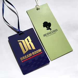 Etiqueta colgante de metal galvanizada con logotipo grabado personalizado DP38 para ropa de alto brillo y bolsas de ropa de lujo para sombreros - Product Image 4