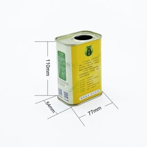 Envases Metálicos Cuadrados Vacíos para Aceite de Oliva de 250 ml - Product Image 2