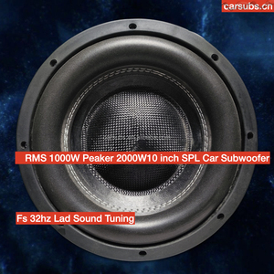Haut-parleur subwoofer basse de qualité JL 10 "Competition <span class=keywords><strong>Sub</strong></span> RMS 1000W Haut-parleur robuste 10 pouces 2000W Peak SPL Subwoofer voiture - Product Image 3