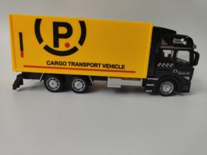 Camión de Contenedores de Aleación a Escala 1:42 Personalizado, Camión de Juguete de Metal Fundido a Presión con Función de Retroceso para Niños - Product Image 4