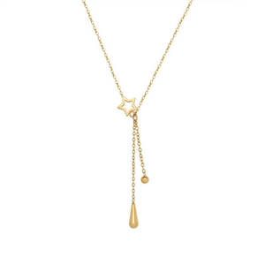 สร้อยคอจี้แฟชั่นชุบทอง14K 18K PVD สำหรับผู้หญิงทำจากสเตนเลส316L ออกแบบได้ตามต้องการ - Product Image 5