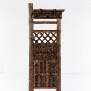 Cancello e Recinzione <span class=keywords><strong>in</strong></span> Bambù Naturale per Esterni, Decorazione per Villa, Giardino e Cortile, Divisorio <span class=keywords><strong>in</strong></span> Bambù Viola - Product Image 5