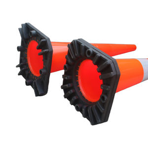 75Cm Pvc En Rubber Reflecterende Verkeerskegels Voor Effectieve Verkeerswaarschuwing - Product Image 6