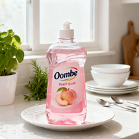 Détergent ménager pour fruits et légumes Liquide vaisselle de cuisine écologique tout-en-un au parfum de pêche