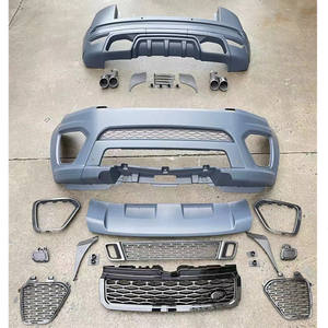 Kit de Parachoques Delantero y Trasero de PP para Land Rover Range Rover <span class=keywords><strong>Evoque</strong></span> <span class=keywords><strong>SVR</strong></span> 2011-2019, Piezas de Carrocería, Autopartes - Product Image 1