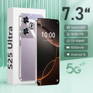 S25 Ultra 2025 5G แรม 16GB ความจุ 1TB หน้าจอ <span class=keywords><strong>7</strong></span>.3 นิ้ว ความละเอียดสูงสำหรับ Pixel ระบบปฏิบัติการ Android 14 โทรศัพท์เล่นเกมพร้อม CPU Quad Core ฟีเจอร์อัจฉริยะ ปลดล็อคแล้ว - Product Image 3
