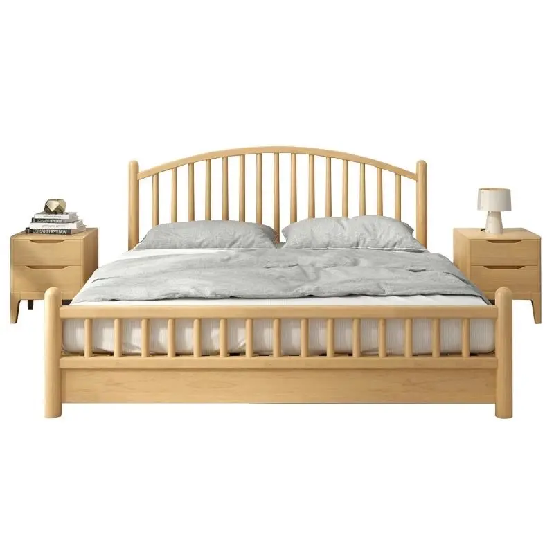 Роскошная кровать, комнатная деревянная мебель, спальные наборы, деревянная платформа, кровать размера «king-size»