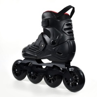 Patins à roulettes en ligne professionnels réglables HEAD Modèle 45 pour slalom, roues lumineuses, rouge foncé, luxe, pour enfants