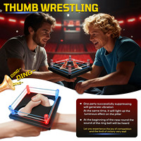 Juguetes Impulsivos de Venta Caliente para Adolescentes y Adultos: Juego Interactivo de Lucha de Pulgares con Luces para Fiestas, Formación de Equipos y Diversión en Viajes