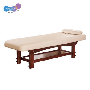 ठोस लकड़ी का आधार पोर्टेबल पूर्ण शरीर स्पा बिस्तर चीनी शैली की मालिश टेबल लिविंग रूम के लिए उपचार के लिए - Product Image 1