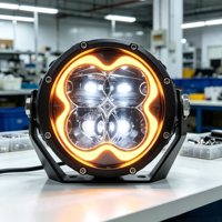 Phare LED universel de 5 pouces, 12V, éclairage de conduite pour véhicule tout-terrain, 4x4, éclairage antibrouillard pour UTV, camion, tracteur