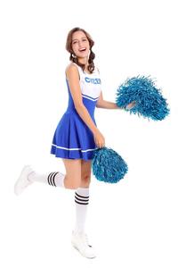 Femmes sexy <span class=keywords><strong>Glee</strong></span> Club <span class=keywords><strong>Cheerleader</strong></span>, costumes sexy pour fille adulte de costume de pom-pom girl - Product Image 3